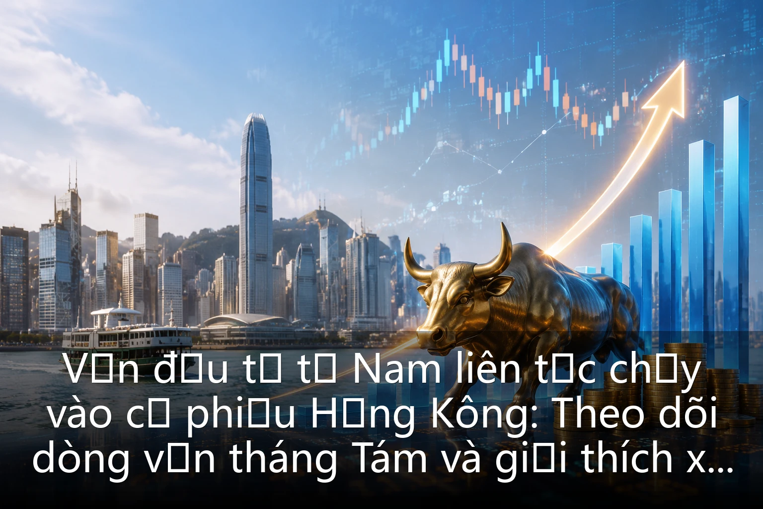 Vốn đầu tư từ Nam liên tục chảy vào cổ phiếu Hồng Kông: Theo dõi dòng vốn tháng Tám và giải thích xu hướng thị trường
